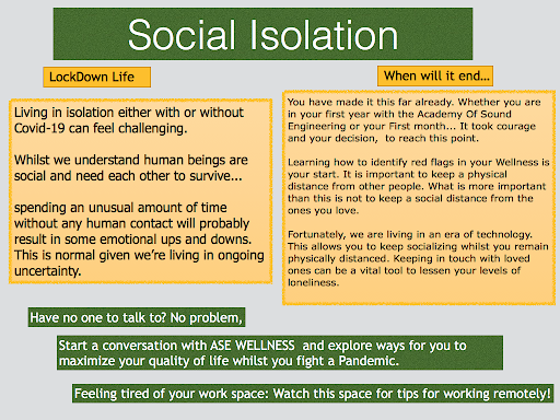 Social Isolation